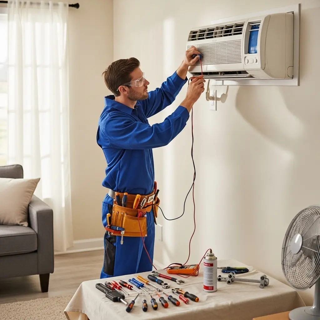 Kula Vaillant Vaillant klima gaz dolumu ve bakım – Enerji verimliliği artırıldı. - Teknik servis örneği